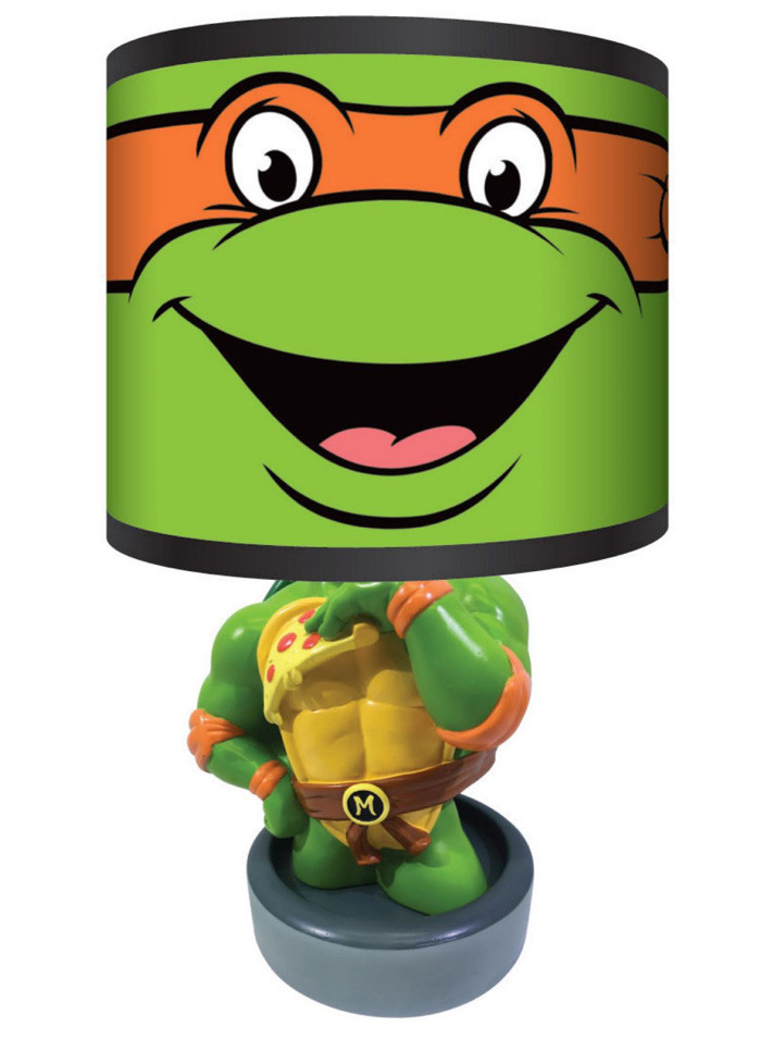 Tmnt Michelangelo Headlamp Hero 3d Desk, Ninja Turtle Lamps