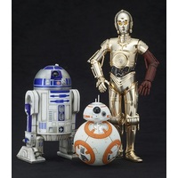 R2-D2 & C-3PO with BB-8 ArtFX+ 1/10 Scale Figures