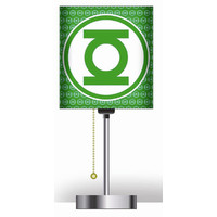 Green Lantern Logo Desk Lamp